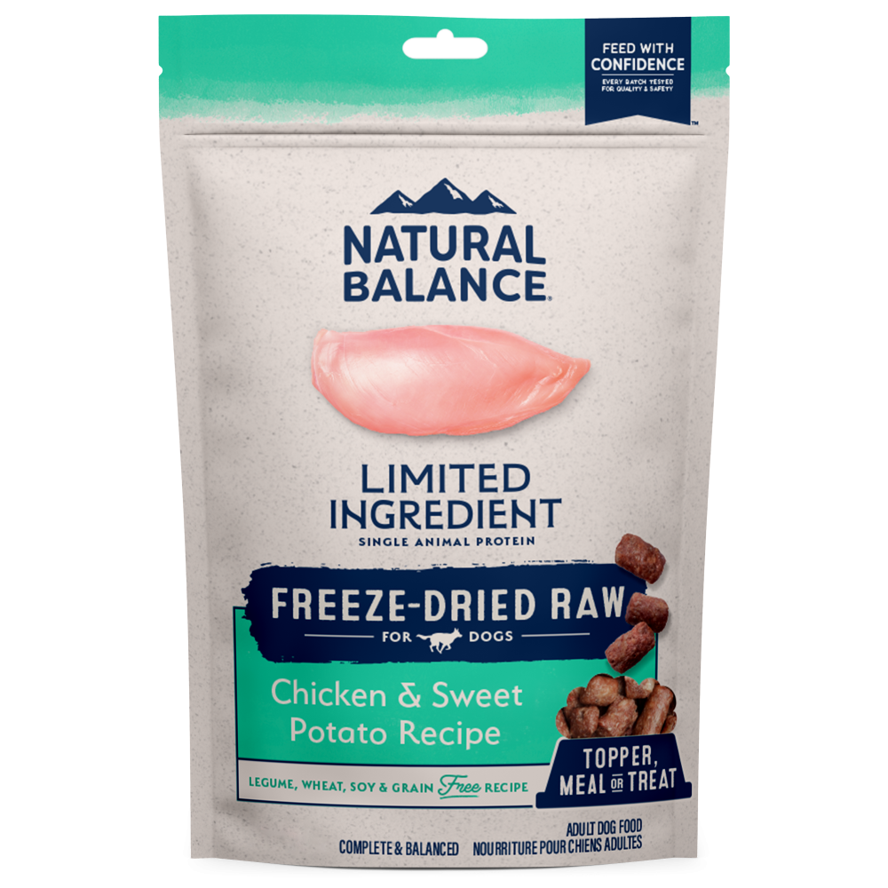 Natural Balance LID Freeze Dried Chicken/Sweet Potato Dog Food