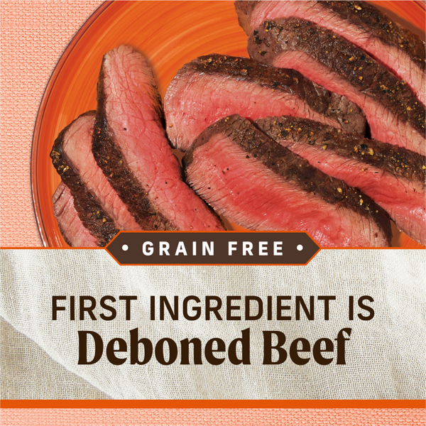 Merrick Lil' Plates Small Breed Grain Free Teeny Texas Steak Tips Dog Food Tray