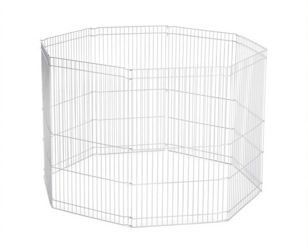 Prevue White Pet Playpen for Small Animals