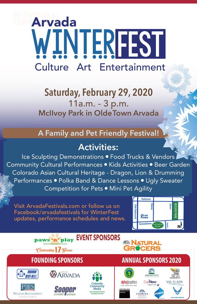 Don't miss the Arvada WinterFest, Sat. Feb 29th!!