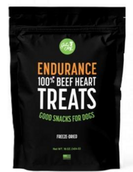 Get Joy Endurance 100% Beef Heart Freeze Dried Dog Treats