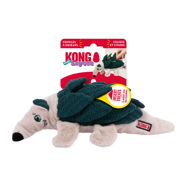 Kong Layerz Forage Armadillo Dog Toy
