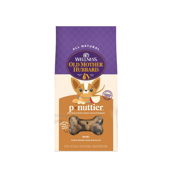 Old Mother Hubbard Crunchy Classic Natural P-Nuttier Mini Biscuits Dog Treats