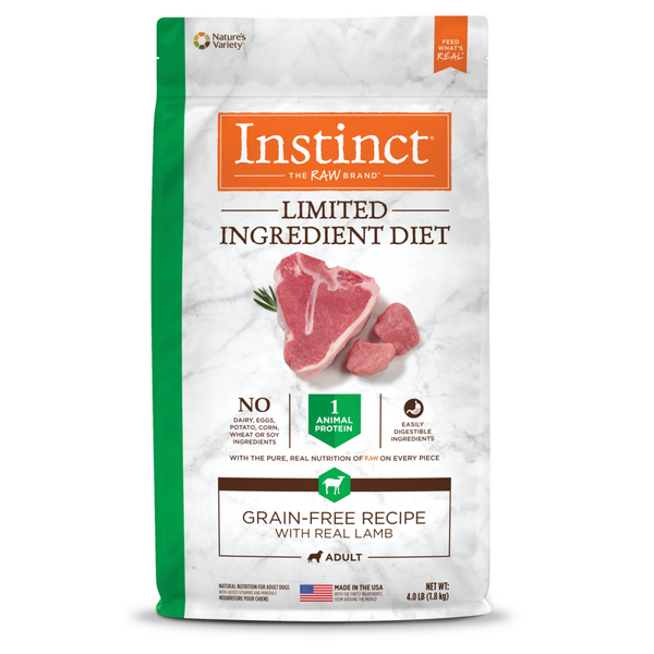 Instinct Limited Ingredient Diet Grain Free Lamb Dry Dog Food