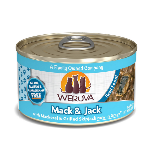 Weruva Mack And Jack With Mackerel and Grilled Skipjack Canned Cat Food