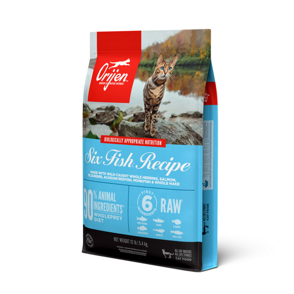 ORIJEN Grain Free Six Fish Dry Cat Food