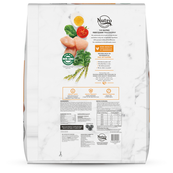 Nutro Wholesome Essentials Large Breed Senior Farm-Raised Chicken, Brown Rice & Sweet Potato Dry Dog Food