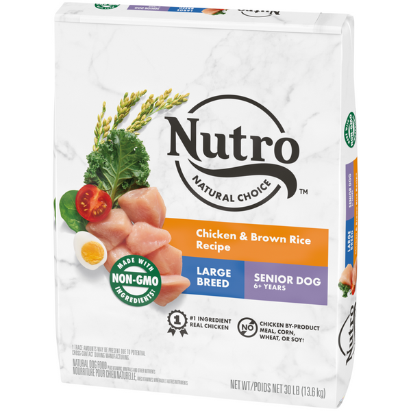 Nutro Wholesome Essentials Large Breed Senior Farm-Raised Chicken, Brown Rice & Sweet Potato Dry Dog Food