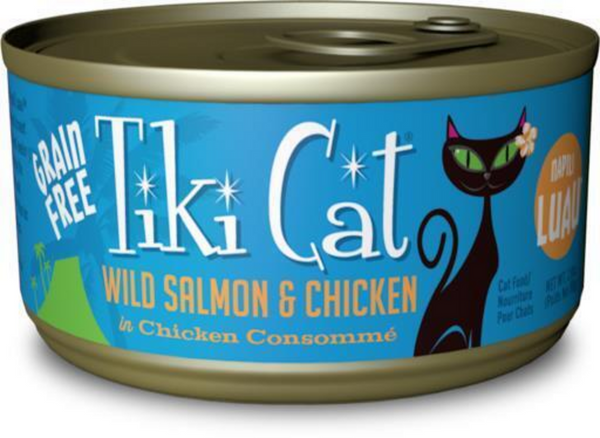 Tiki Cat Napili Luau Grain Free Wild Salmon and Chicken In Chicken Consomme Canned Cat Food