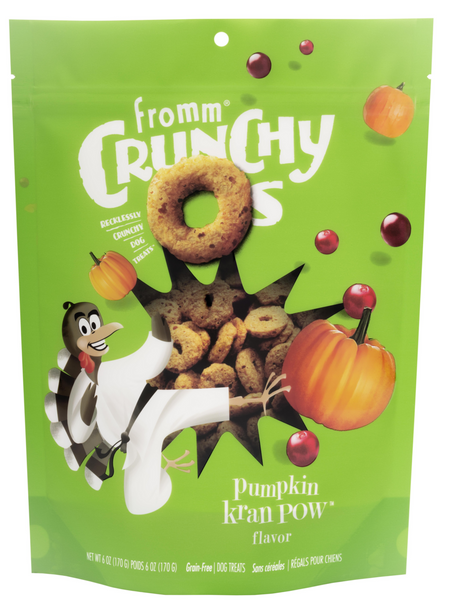 Fromm Grain Free Crunchy Os Pumpkin Kran POW Dog Treats