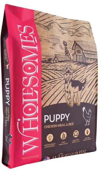 Wholesomes Puppy Chicken Meal & Rice Dry Dog Food