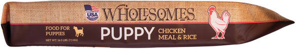 Wholesomes Puppy Chicken Meal & Rice Dry Dog Food