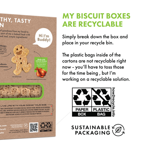 Buddy Biscuits Crunchy Roasted Chicken Dog Treats