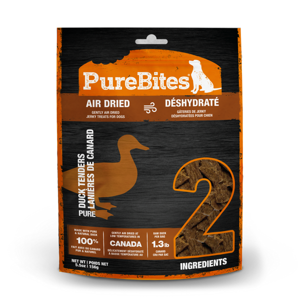 PureBites Duck Jerky Freeze Dried Raw Dog Treats