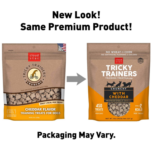 Cloud Star Tricky Trainers Crunchy Cheddar Dog Treats