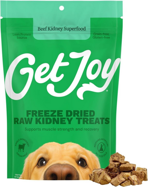 Get Joy Balance 100% Beef Kidney Freeze Dried Dog Treats