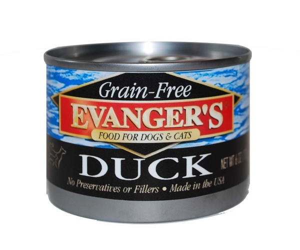 Evanger's Grain Free Duck  Canned Dog and Cat Food