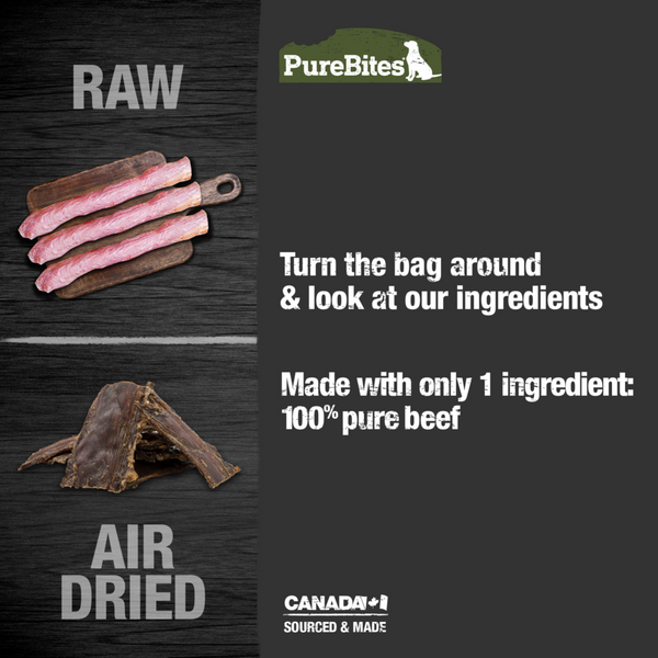 PureBites Freeze Dried Beef jerky Dog Treats