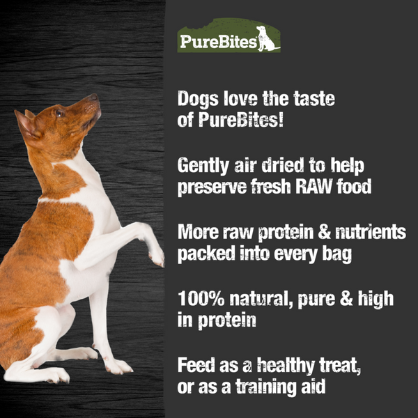 PureBites Freeze Dried Beef jerky Dog Treats
