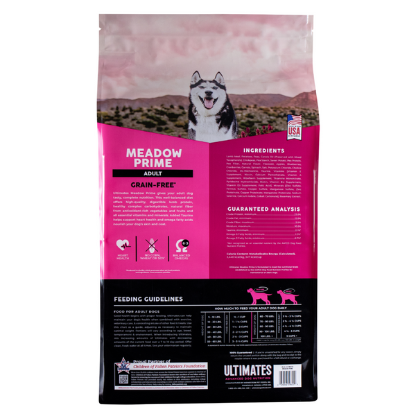 Ultimates Meadow Prime Lamb & Potato Grain Free Dry Dog Adult Food