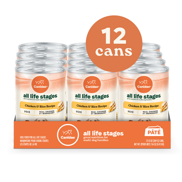Canidae All Life Stages Wet Dog Food, Chicken & Rice Formula, 13 oz.