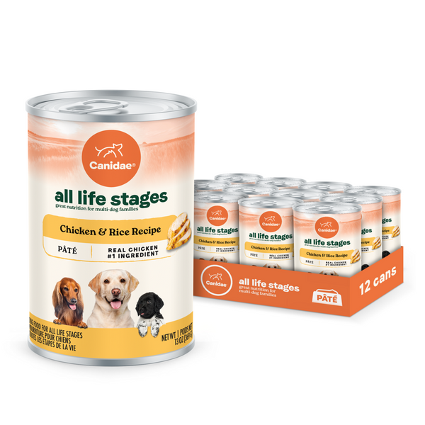 Canidae All Life Stages Wet Dog Food, Chicken & Rice Formula, 13 oz.