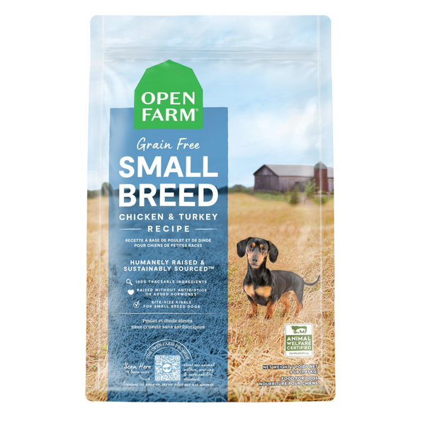 Open Farm Grain Free Chicken and Turkey Small Breed Dry Dog Food