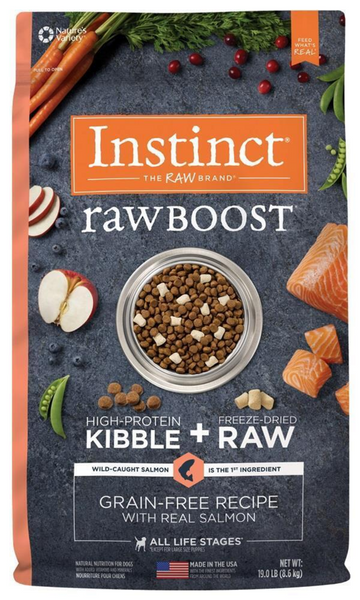Instinct Raw Boost Grain Free Salmon Dry Dog Food
