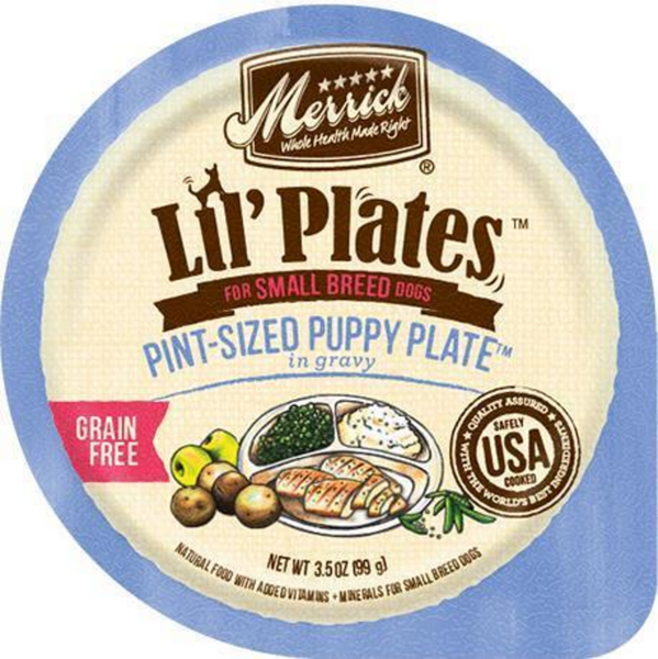 Merrick Lil' Plates Grain Free Pint Sized Pup Small Breed Wet Puppy Food