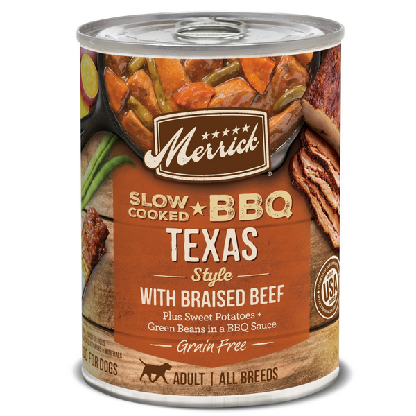 Merrick Grain Free Texas BBQ Beef Adult Wet Dog Food
