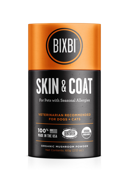 Bixbi Organic Pet Superfood Skin and Coat Supplement for Dogs and Cats