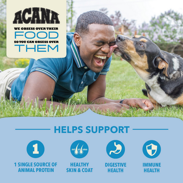 ACANA Wholesome Grains, Duck & Pumpkin Recipe, Limited Ingredient Diet Dry Dog Food