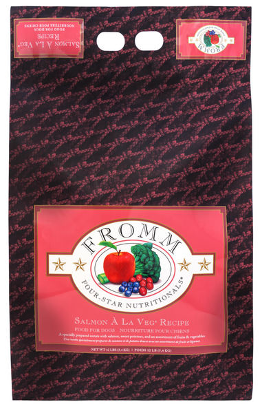 Fromm Four Star Salmon A La Veg Recipe Dry Dog Food