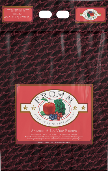 Fromm Four Star Salmon A La Veg Recipe Dry Dog Food