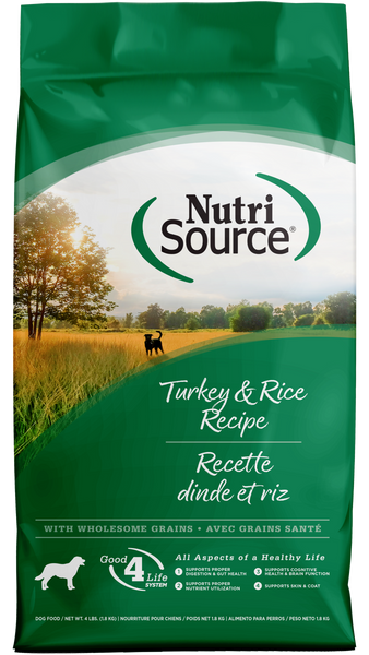 NutriSource Turkey & Rice Recipe Dry Dog Food