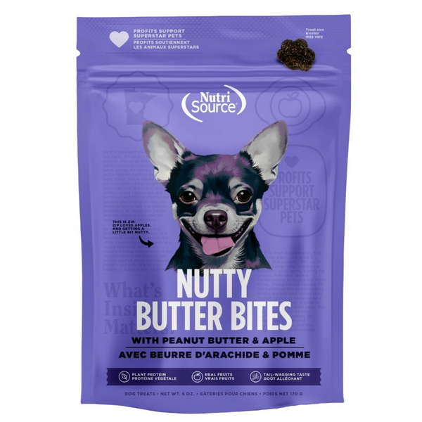 NutriSource Apple Peanut Nutty Butter Dog Bites