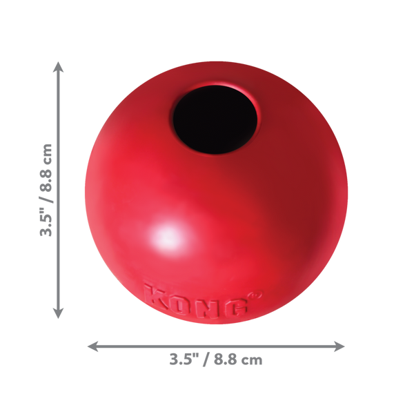 Kong Ball w/Hole Dog Toy