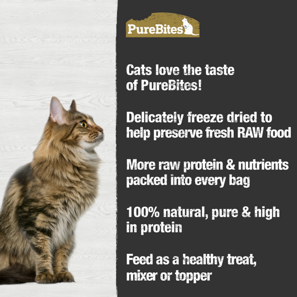 PureBites Freeze Dried Chicken & Duck Liver Cat Treats