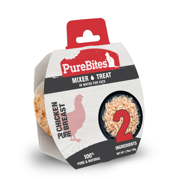 PureBites Mixers Chicken Breast in Water Cat Food/Topper/Treat