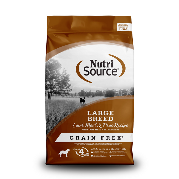 NutriSource Grain Free Large Breed Lamb Dry Dog Food