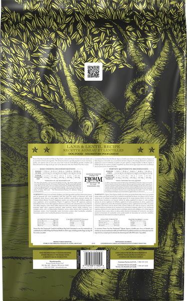 Fromm Four Star Lamb & Lentil Recipe Dry Dog Food