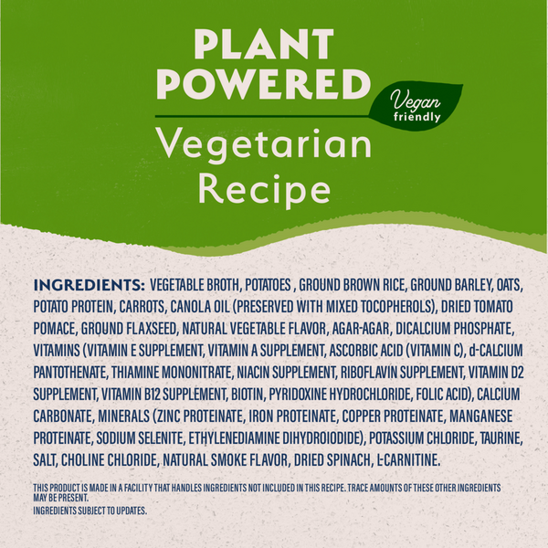 Natural Balance Limited Ingredient Wet Dog Food, Vegetarian Recipe