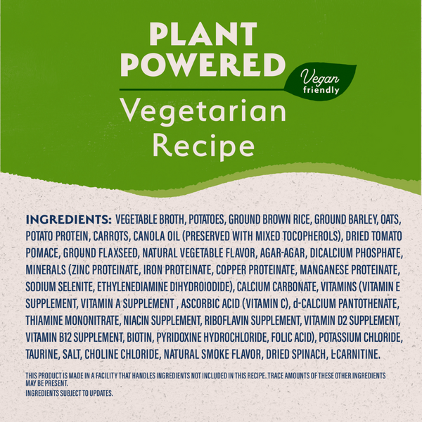 Natural Balance Limited Ingredient Wet Dog Food, Vegetarian Recipe