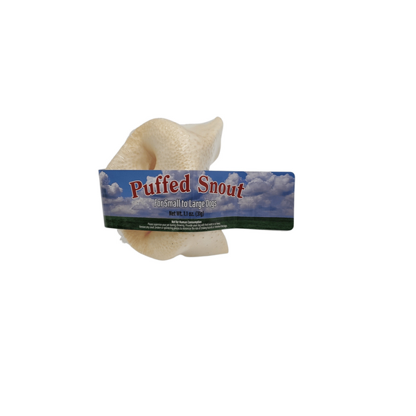 Nature's Own Puffed Pork Snout Dog Treats