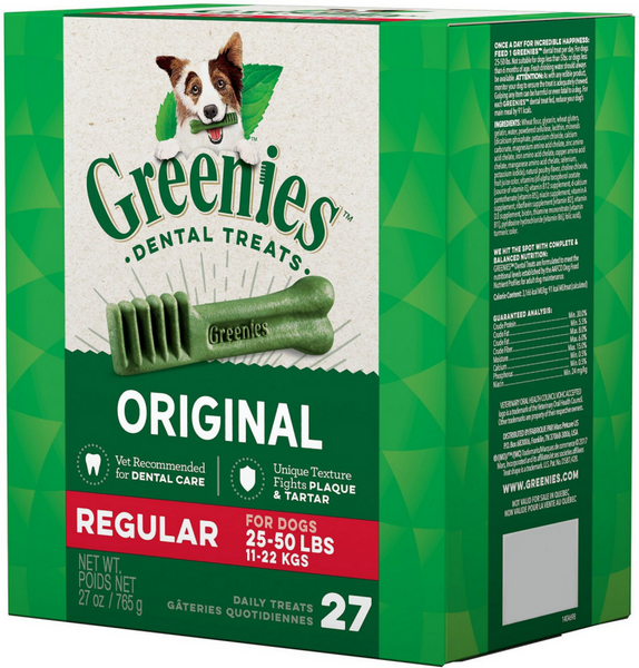 Greenies Original Dental Dog Chews Regular