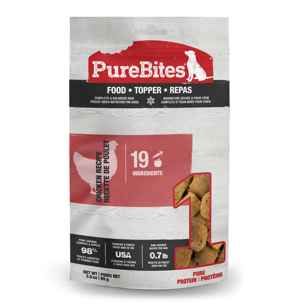 PureBites Chicken Recipe Dog Food/Topper