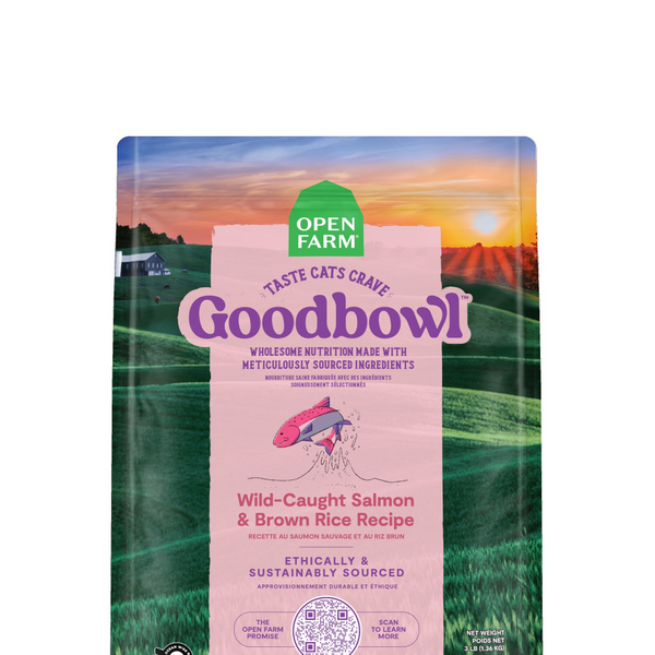Open Farm GoodBowl Wild Caught Salmon and Brown Rice Dry Cat Food