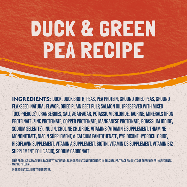 Natural Balance Limited Ingredient Reserve Wet Cat Food, Duck & Green Pea Pate Recipe