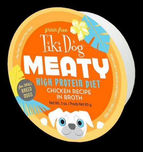 Tiki Dog Meaty Chicken Wet Dog Food