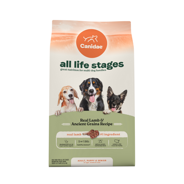 Canidae All Life Stages Dry Dog Food, Real Lamb & Ancient Grains Recipe